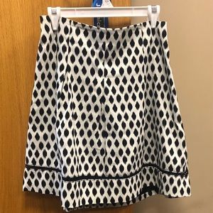 Black polka dot skirt